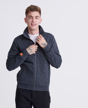 Superdry Orange Label Classic Track Férfi Pulóver Sötétkék | AUYXO5130